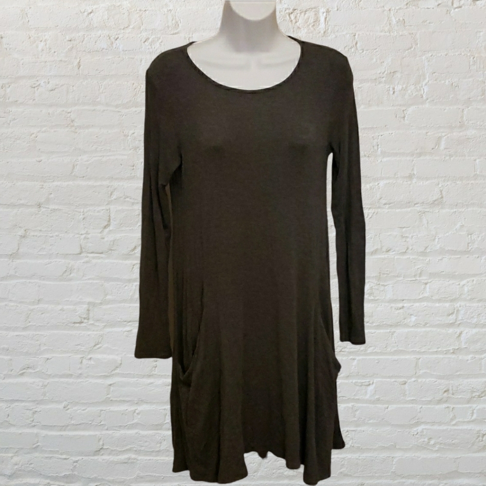 Long Sleeve Pocket Dress